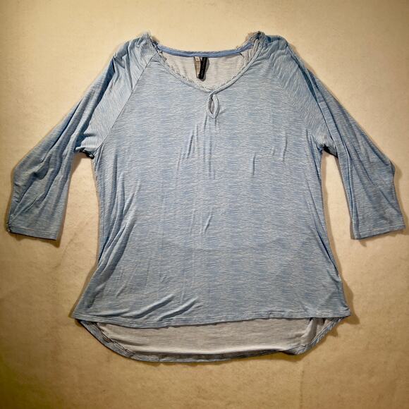 Jaclyn Intimates Sleep Shirt Woman's Large LOT OF 3 Tops Rayon Spandex Blend - Picture 3 of 13